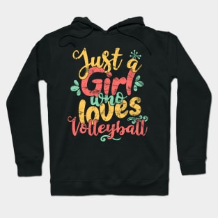 Just A Girl Who Loves volleyball Gift product Hoodie